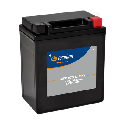 Batterie Tecnium sans entretien activé usine - BTX7L Ref : TE19737A / 1105549 