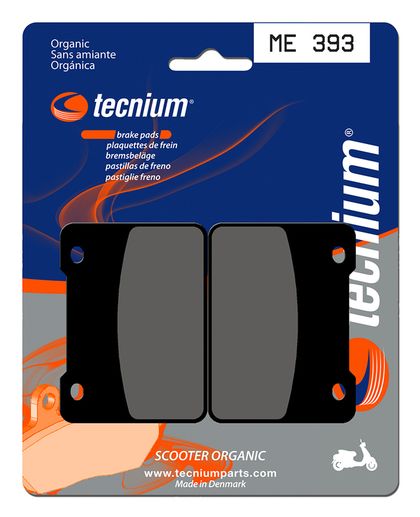 Plaquettes de freins Tecnium Scooter organique - ME393 Ref : TE20216A / 1022700 