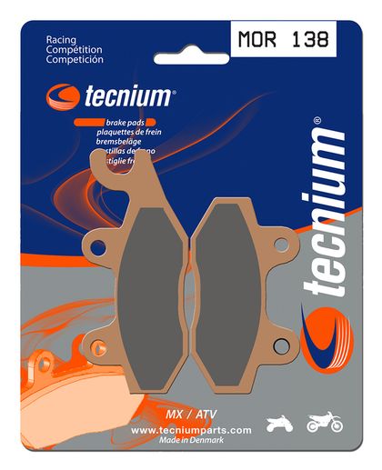 Tecnium Racing MX ATV Sintered Metal MOR138 Brake pads Ref : TE20793A / 1022949 