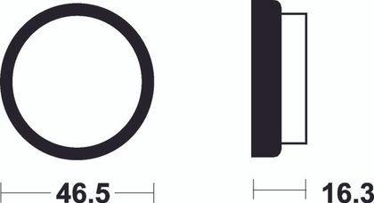 Tecnium organische Straße - MA76 Bremsbeläge