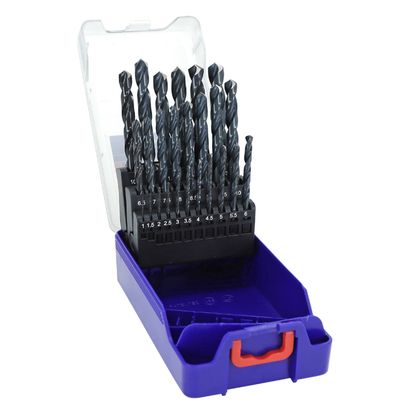 Foret Tivoly TSX ACIER RAPIDE HSS DIAM 1 A 13 0,5 COFFRET 25 PIECES Universel Ref : TIV00023A / 196501 
