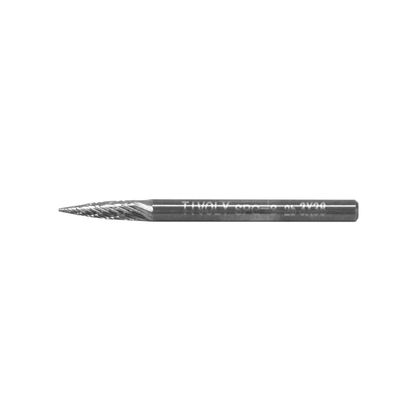 Lime carbure Tivoly MINI FRAISE OGIVE DIAM 3 mm L 38 mm FORME BRISE COPEAUX Universel