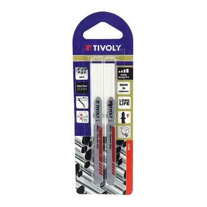 Lame Tivoly SCIE SAUTEUSE - SABRES INOX BLISTER 2 Universel