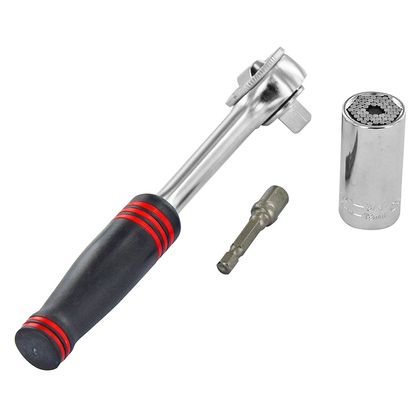 Clé à cliquet Tivoly PORTE EMBOUT UNIVERSELLE DIAM 7 A 19 mm BLISTER 3 PIECES Universel