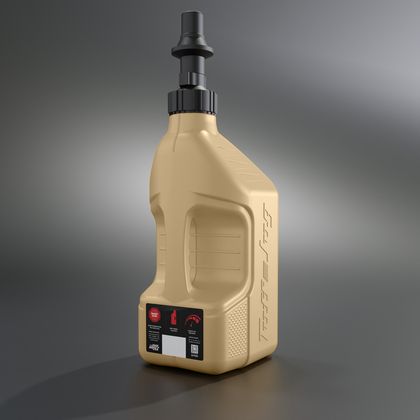 Tuff Jug TUFF JUG 2.5G/10L Desert Tan Tuff Jug with Black Ripper Cap G3 Universal Jerry can Ref : TJ00007A / 1129479003 