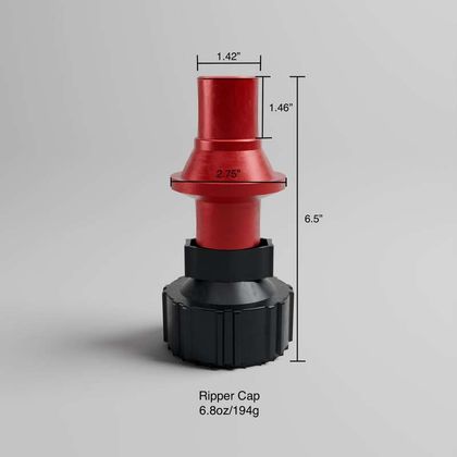 Tuff Jug 5G/20L Blue with Black Ripper Cap G3 Universal Jerry can