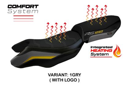 Capa de assento TPZ XBR125RSBC-1GRY-1-HS