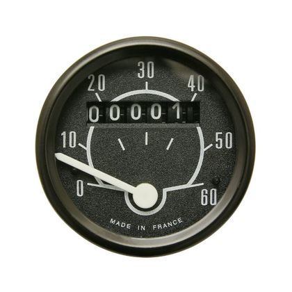 Compteur Transval ROND 60KM - H DIAM 48 mm SUPPORT Ref : TRA00003A / 147459 
