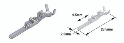 Tour Max Electrical Male Terminal Pin Type 090 (FRW) Universal Connections