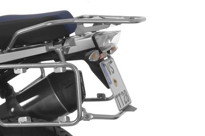 Touratech Geanodiseerde spatbord - Zwart Plaathouder