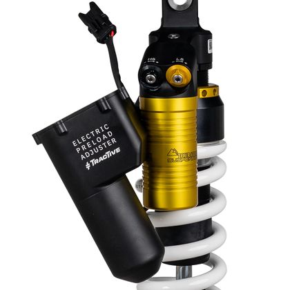 Amortisseur Touratech Arrière - EXTREME 2 / Plug & Travel / DDA - Noir - Jaune