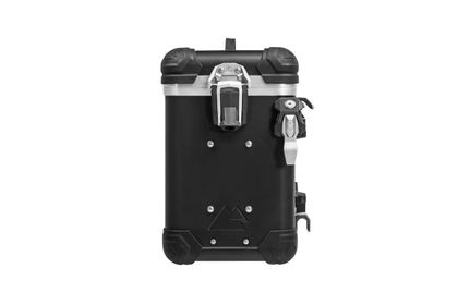 Touratech ZEGA Evo - 38 Liter - links - Schwarz Seitenkoffer Universell
