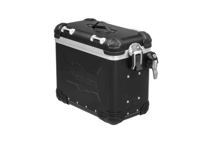 Touratech ZEGA Evo - 38 Liter - links - Schwarz Seitenkoffer Universell