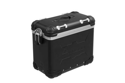 Touratech ZEGA Evo - 38 Liter - links - Schwarz Seitenkoffer Universell