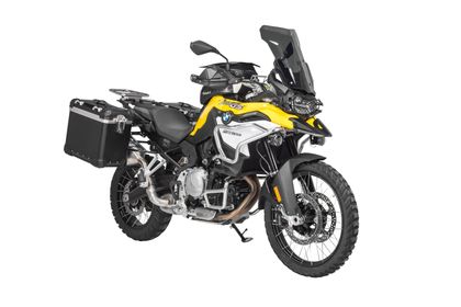 Touratech Complete ZEGA Evo 38/45 Kit - Black support included - Anodised black Side case