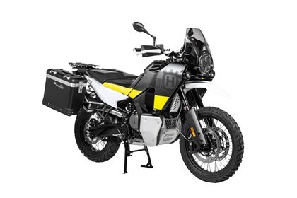 Touratech ZEGA Pro 31/38 - Grey support included - Black anodised Side case