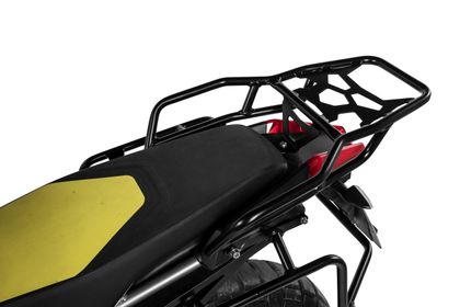 Touratech ZEGA - Black Top case support Ref : TRT00126A / 01-415-5455-0 APRILIA 660 TUAREG 660 - 2021 - 2026