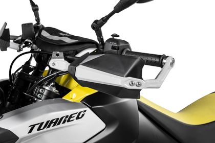 Touratech DEFENSA Expedition - Silver Hand protectors Ref : TRT00127A / 01-415-5651-0 APRILIA 660 TUAREG 660 - 2021 - 2026