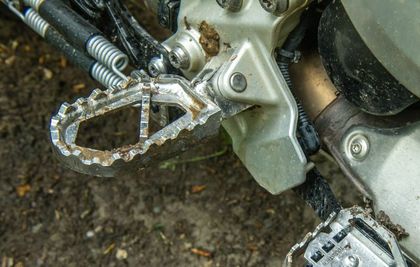 Repose-pieds Touratech Works - Argent