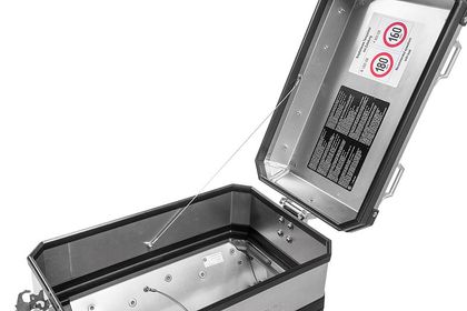 Valise Touratech Extension pour valise d'origine - Volume BOOSTER (la paire) - Argent