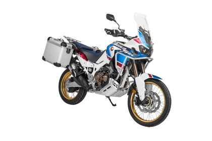 Valise Touratech Kit complet ZEGA Evo 38/45 - Support noir inclus - Anodisé gris