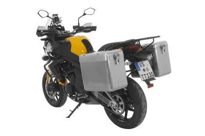 Valise Touratech ZEGA Mundo 38/38 - Support noir inclus - Alu