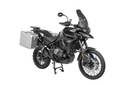 Touratech ZEGA Mundo 38/45 - Schwarze Halterung inklusive - Aluminium Seitenkoffer