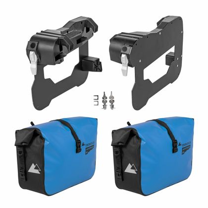 Touratech Endurance - voor Vario BMW ondersteuning - Blauw Zadeltassen