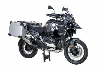 Valise Touratech Kit complet ZEGA Evo 38/38 - Support gris inclus - Anodisé gris