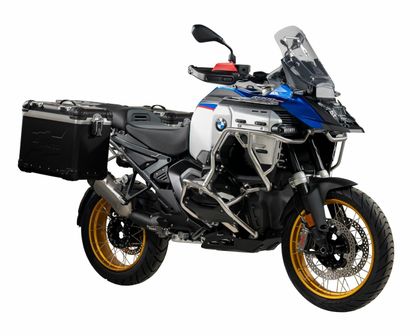 Valise Touratech Kit complet ZEGA Evo 45/45 - Support gris inclus - Anodisé noir