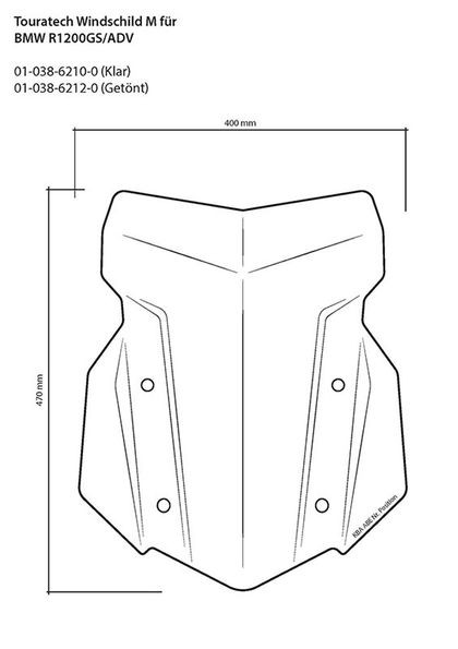 Bulle Touratech M - Fumée