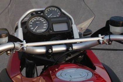 Barre de fixation guidon Touratech Traverse 22/28 mm - Argent Universel