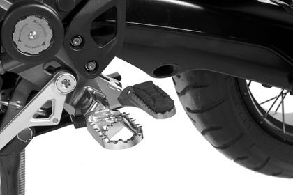 Repose-pieds Touratech Works - position basse - Argent