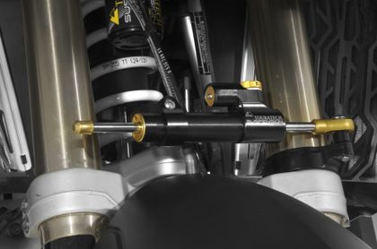 Touratech CSC with mounting kit - Black Steering damper