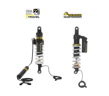 Kit suspension Touratech Avant / Arrière - Plug & Travel / DDA - Blanc Ref : TRT00357A / 01-045-5865-0 