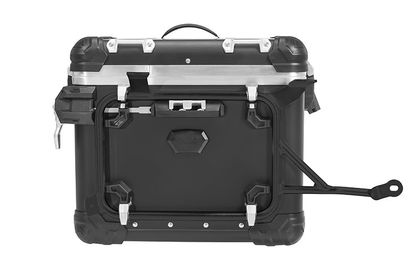 Valise Touratech Kit complet ZEGA Evo 38/45 - Support noir inclus - Anodisé noir