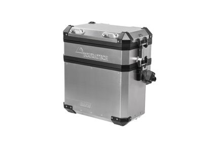 Touratech Uitbreiding voor originele koffer - Volume BOOSTER - Zilver Zijkoffer