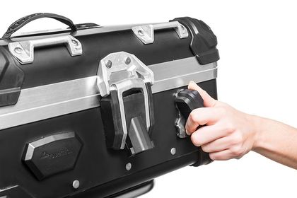 Touratech ZEGA Evo 25L - Rapid Trap - Schwarz eloxiert Top Case Universell