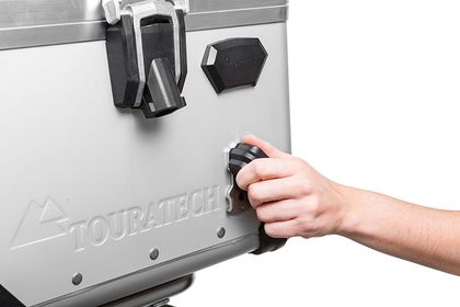 Touratech ZEGA Evo 38L - Rapid Trap - Anodisiert grau Top Case Universell