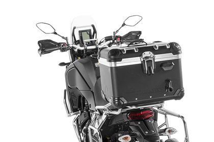 Touratech ZEGA Evo 38L - Rapid Trap - Schwarz eloxiert Top Case Universell