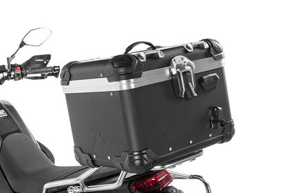 Touratech ZEGA Evo 38L - Rapid Trap - Schwarz eloxiert Top Case Universell