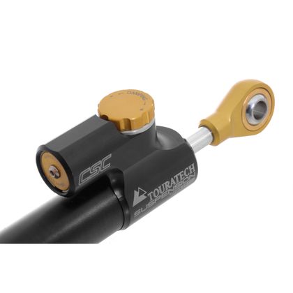 Touratech CSC with mounting kit - Black Steering damper