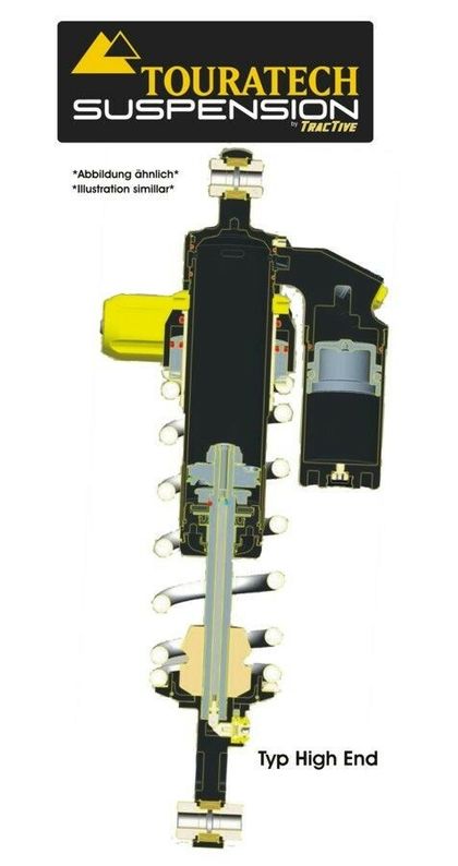 Touratech High End - White Shock absorber