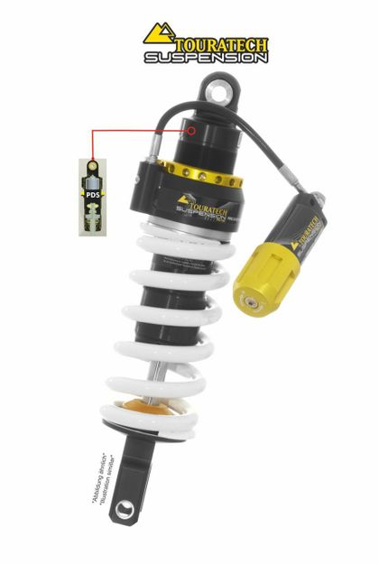 Touratech Level 2 / PDS - White Shock absorber Ref : TRT00556A / 01-402-5861-0 