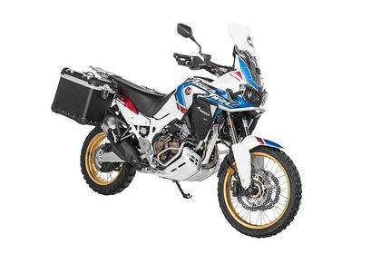 Valise Touratech ZEGA Evo X Avec déport 45/45 - Support noir inclus - Anodisé noir