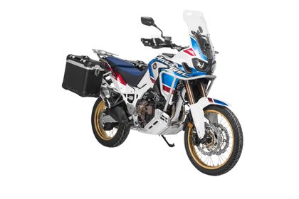 Valise Touratech Kit complet ZEGA Evo 38/45 - Support gris inclus - Anodisé noir