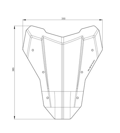 Bulle Touratech S - Transparent
