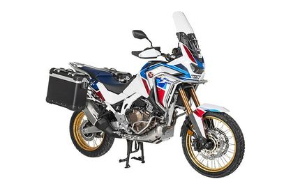 Valise Touratech Kit complet ZEGA Evo 31/38 - Support gris inclus - Anodisé noir