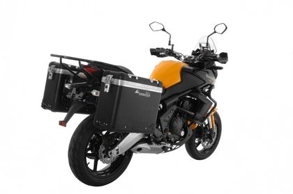 Touratech ZEGA Pro 31/31 - Schwarze Halterung inklusive - Schwarz eloxiert Seitenkoffer