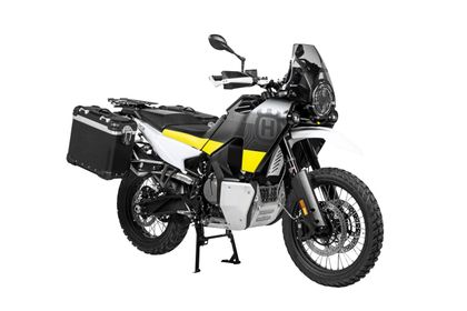 Valise Touratech Kit complet ZEGA Evo 31/38 - Support gris inclus - Anodisé noir